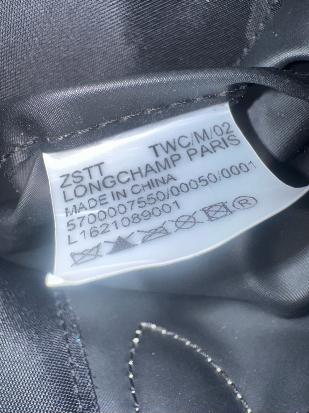 Longchamp Le Pliage Original Small Top Handle Bag Black ✅AUTHENTIC✅ - Picture 6 of 13